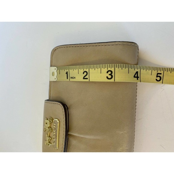 Coach Madison Slim Clutch Envelope Wallet Tan Color - Picture 10 of 12